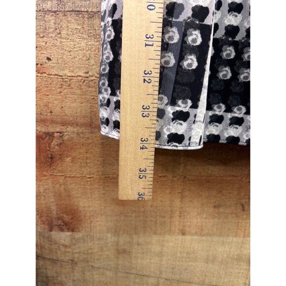 Thakoon For Designation Black & White Geometric Print Long Sleeve Dress XL - Picture 2 of 6